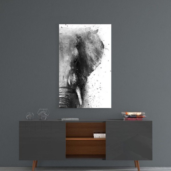 Staklena slika insigne slon, 46 x 72 cm-image-1