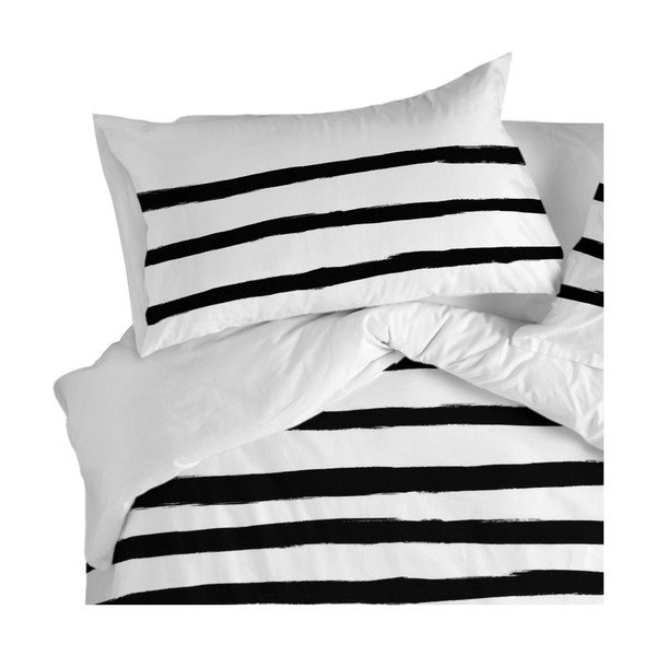 Set od dvije pamučne jastučnice Blanc Stripes 50 x 75 cm-image-2