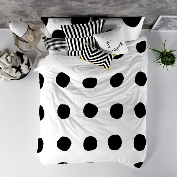 Pamučna navlaka za jorgan Dot Blanc, 140 x 200 cm-image-3