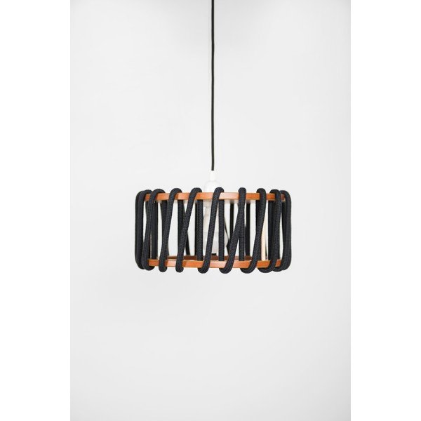 Crna stropna lampa EMKO Macaron, ø 30 cm-image-1