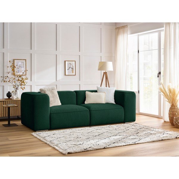 Tamno zelena sofa 255 cm Zephyr – Bobochic Paris-image-1