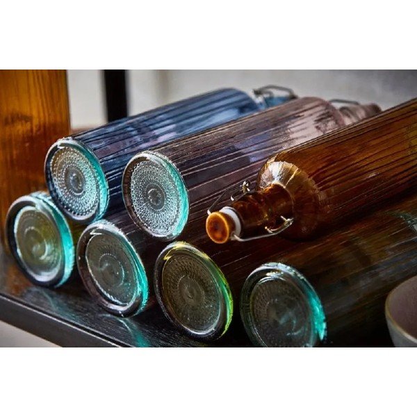 Ružičasta staklena boca 750 ml Kusintha - Bitz-image-3