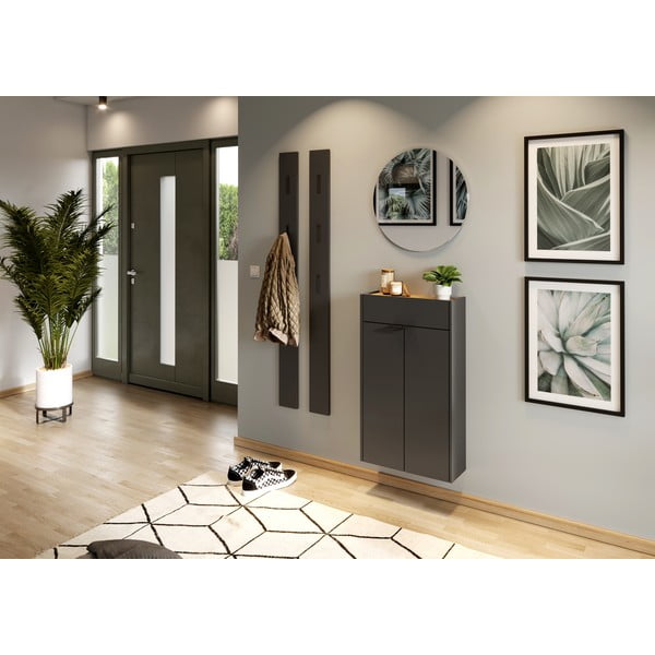 Antracitno sivi ormarić 56x97x22 cm Ameca – Germania-image-1