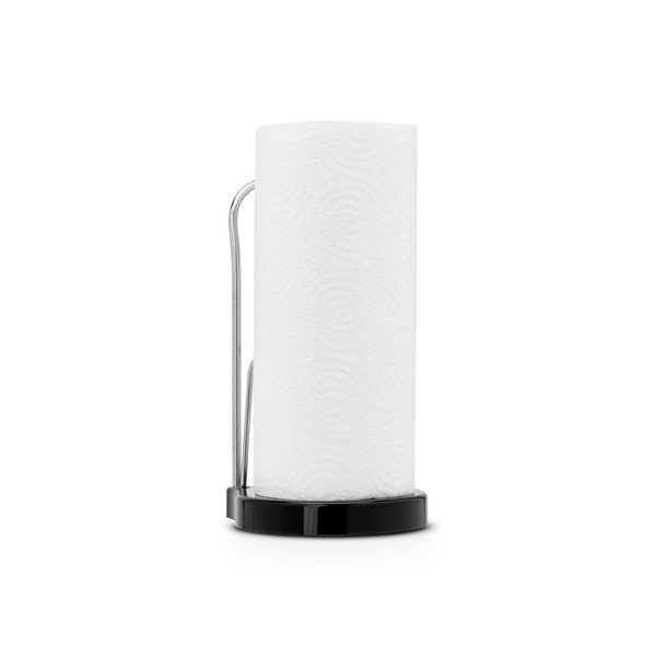 Sjajno crni željezan stalak za papirnate ručnike – Brabantia-image-2