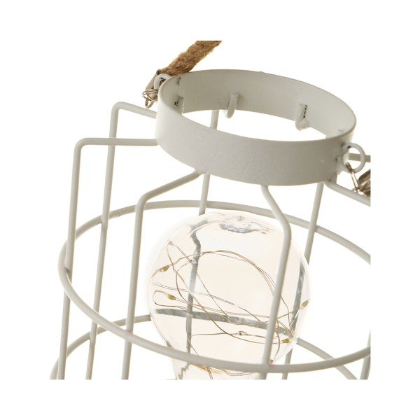 Bijela stolna lampa (visina 20,5 cm) – Casa Selección-image-2