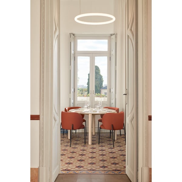 Crvene podstavljene blagovaonske stolice u setu 2 kom Mogi – Teulat-image-2