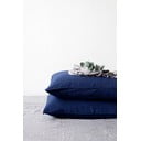 Mornarsko plava lanena jastučnica Linen Tales, 70 x 90 cm