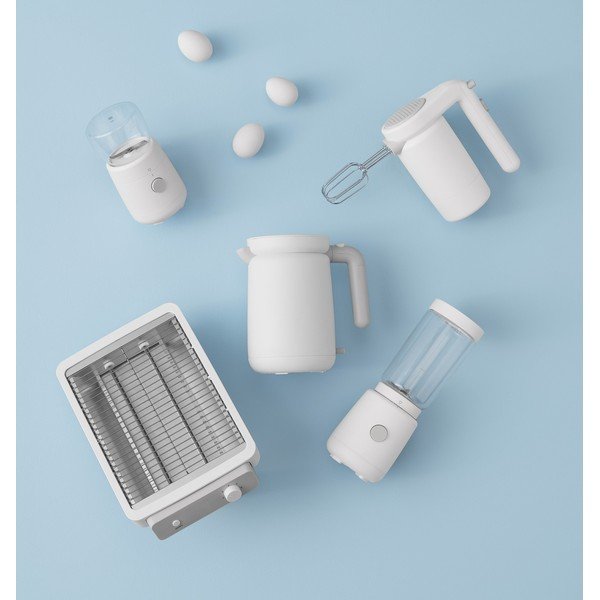 Bijelo plastično kuhalo za vodu 1 l Foodie – RIG-TIG-image-1