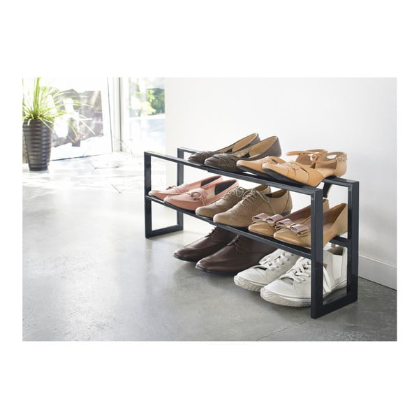 Crna polica za cipele YAMAZAKI Line-image-1