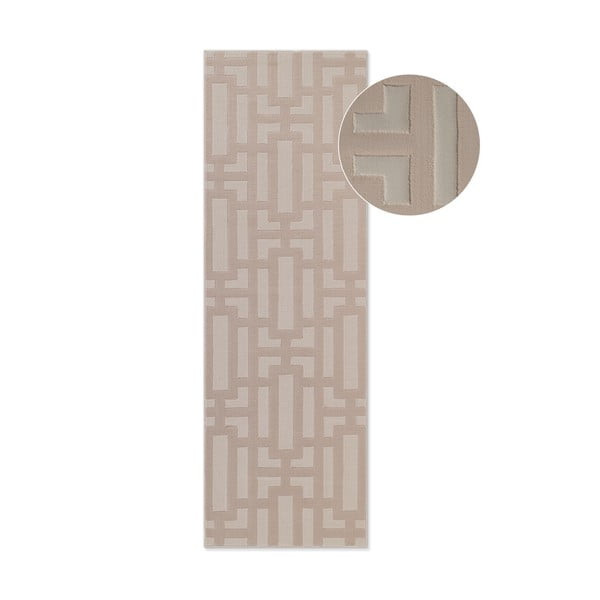 Bež staza 80x240 cm Perles Onyx – Elle Decoration