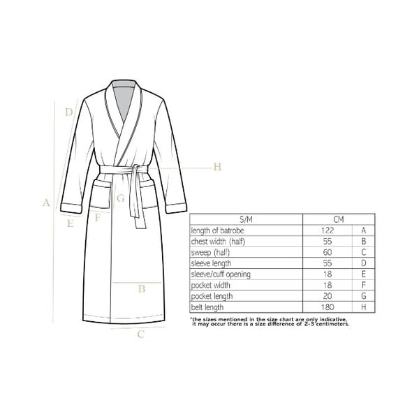 Sivi plišani kućni ogrtač Tiseco Home Studio Cosy, S/M-image-1