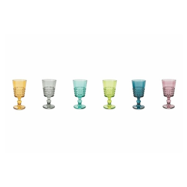 Set od 6 vinskih čaša u boji Villa d&#39;Este Pixel, 280 ml