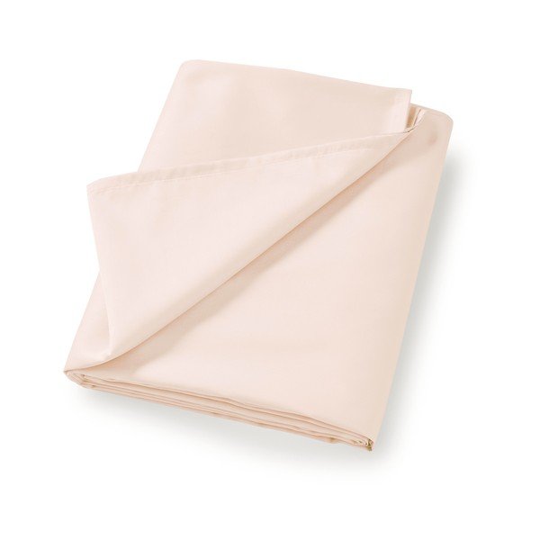 Bež plahta od pamučnog satena 180x260 cm Cotton Sateen – Bianca