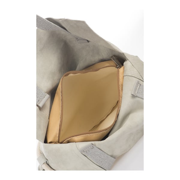 Siva kožna torbica Giulia Massari Darcy-image-3