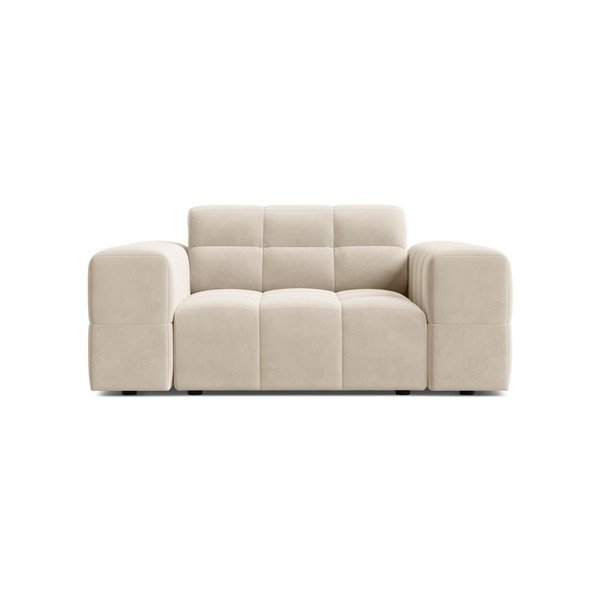 Krem baršunasti fotelja Chicago – Cosmopolitan Design