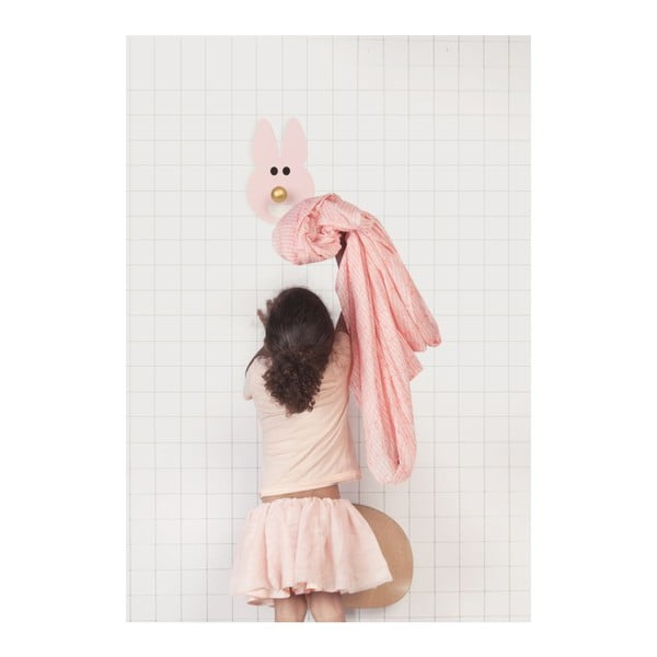 Vješalica Happy Rabbit Pink-image-1