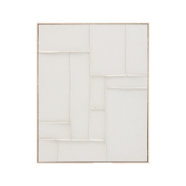Ručno oslikana/3D slika s okvirom/na platnu 80x100 cm Klis – Kave Home