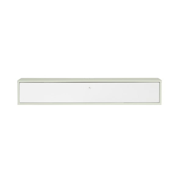 Bijela/mentol zelena TV komoda 133x22x32,5 cm Mistral – Hammel Furniture