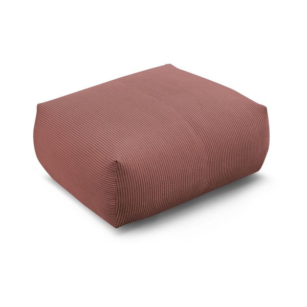 Svijetlo ružičasti tabure od samta Voltaire – Bobochic Paris-image-4