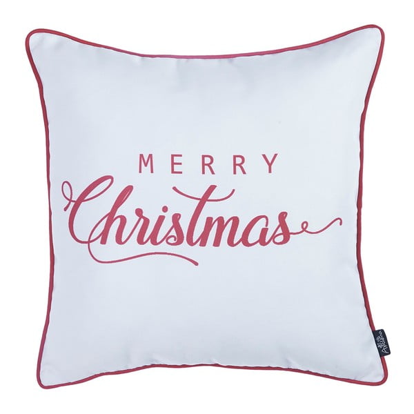 Bijelo-crvena božićna jastučnica Mike & Co. NEW YORK Honey Merry Christmas, 45 x 45 cm