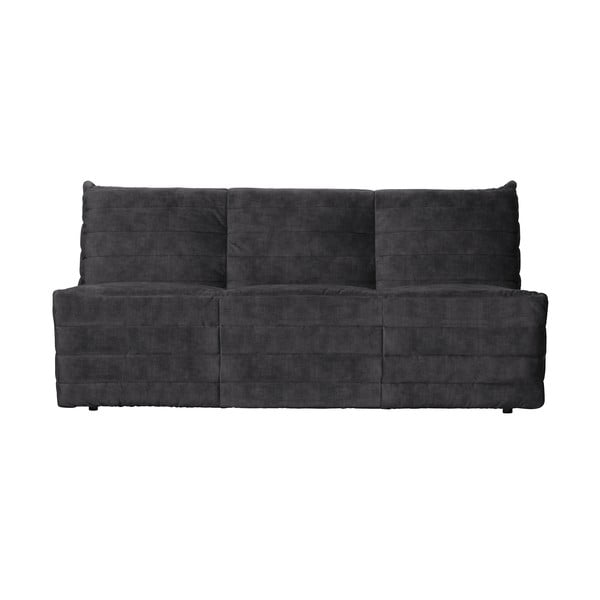 Antracitno siva baršunasti sofa 160 cm Bag – WOOOD