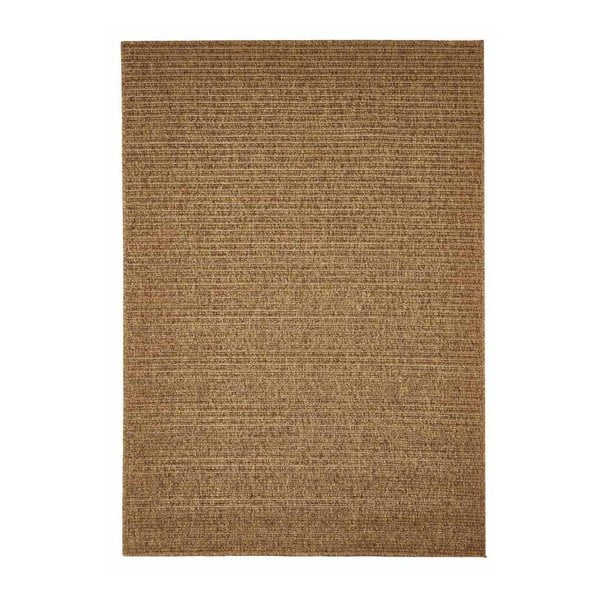 Smeđi vanjski tepih Floorita Plain, 200 x 285 cm