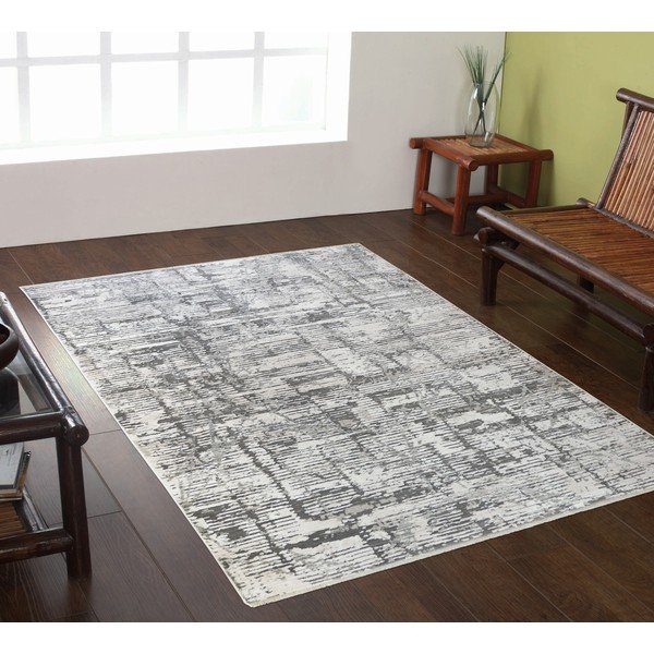 Sivi tepih 80x150 cm Jaipur – Webtappeti-image-1