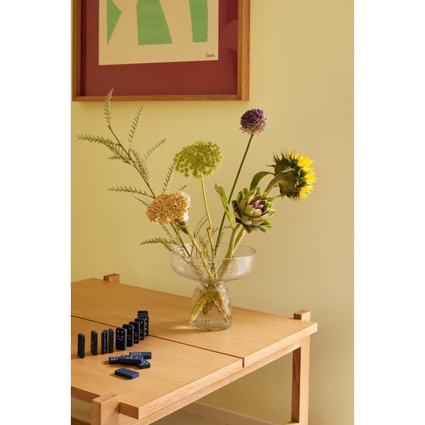 Staklena ručno izrađena vaza (visina 19 cm) Aino – Hübsch-image-1