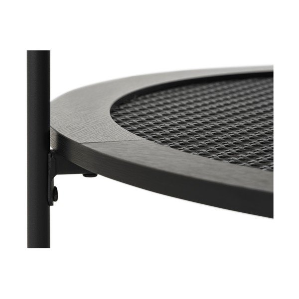 Crni okrugao stolić za kavu ø 80 cm Pensacola – Unique Furniture-image-3