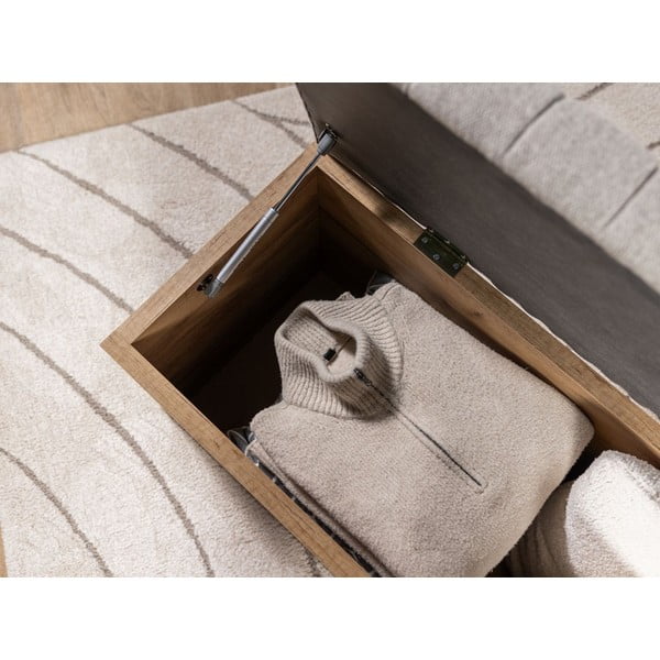 Svijetlo siva/u prirodnoj boji klupa Oceane – Bobochic Paris-image-4