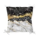 Jastuk za stolicu Minimalist Cushion Covers Black Gold Marble, 40 x 40 cm