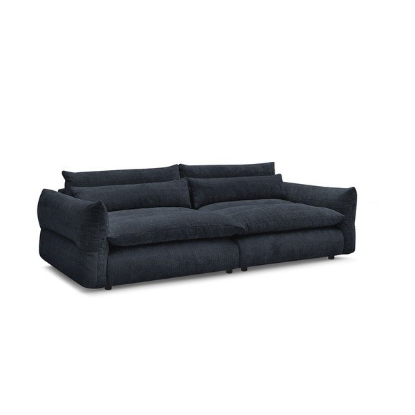 Tamno plava sofa od šenila 276 cm Neil – Bobochic Paris-image-2