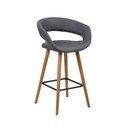 Tamno sive barske stolice u setu 2 kom 88,5 cm Gill – Actona