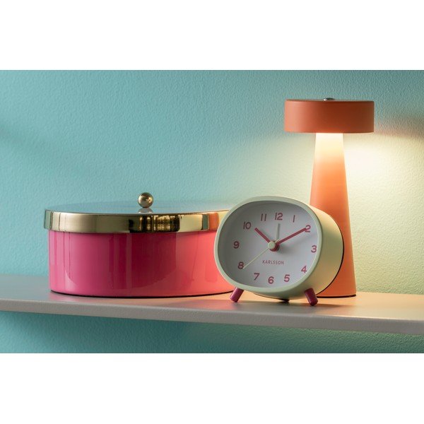 Ružičasta dekorativna metalna kutija za pohranu ø 16x6 cm Double Funky – PT LIVING-image-4