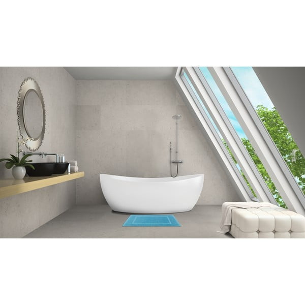 Plava tekstilna kupaonska prostirka 40x60 cm Zen - Allstar-image-1