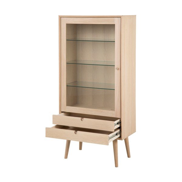 Staklena vitrina s 2 ladice Actona Century-image-3