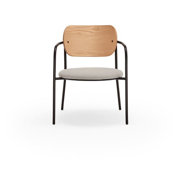 Siva fotelja u dekoru hrasta Eclipse - Teulat-image-2