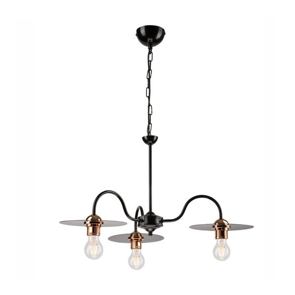 Crna viseća lampa - LAMKUR