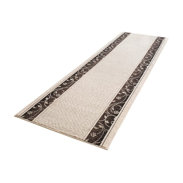 Smeđi/bež tepih staza 80x350 cm Plant – Hanse Home-image-2
