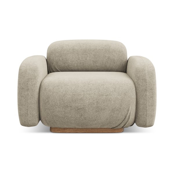 Bež modularna sjedeća garnitura od bouclé tkanine Ailani – Makamii-image-1