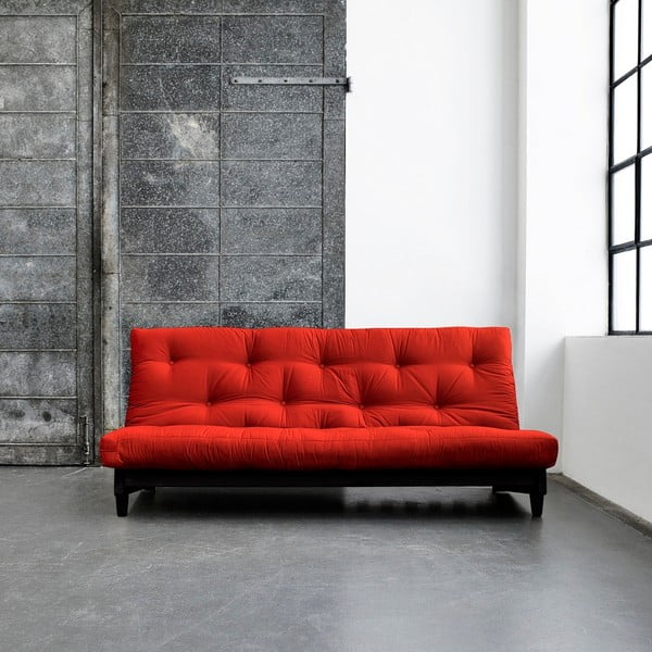 Sofa na razvlačenje Karup Fresh Wenge / Red