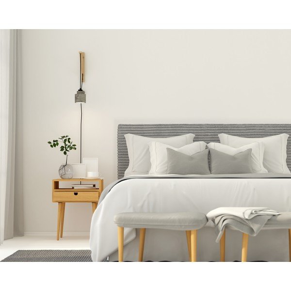 Sivo tapecirano uzglavlje 165x52 cm Billie - Really Nice Things-image-2
