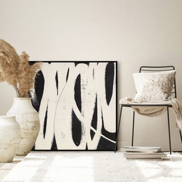 Ručno oslikana slika 100x100 cm Spinning Around    – Malerifabrikken-image-1