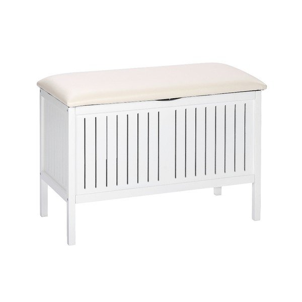 Bijela klupa za pohranu Wenko Oslo-image-1