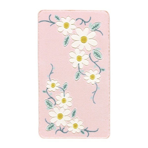 Ružičasti otirač za kupaonicu Confetti Bathmats Margherita, 80 x 140 cm-image-1