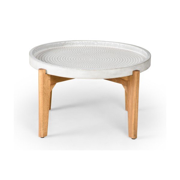 Vrtni stol sa sivom betonskom pločom Bonami Selection Bari, ø 70 cm-image-1