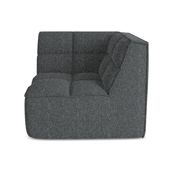 Tamno siva modularna sjedeća garnitura Kalai – Makamii