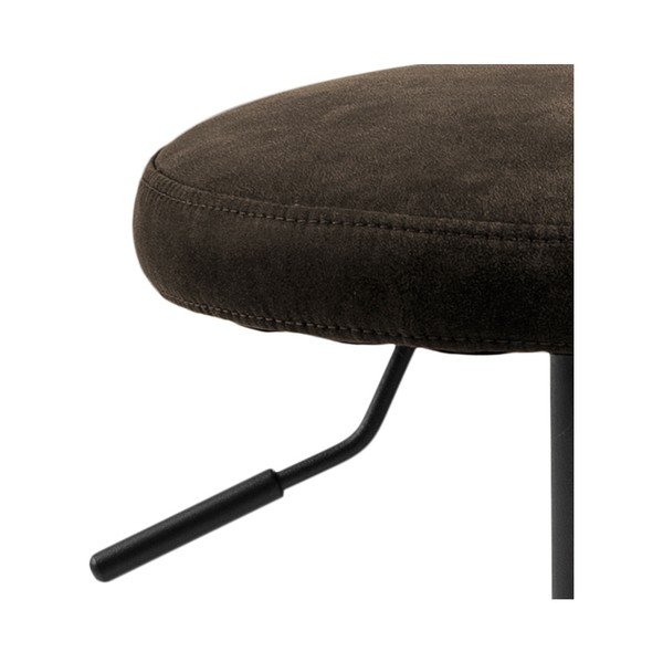 Siva podstavljena barska stolica podesive visine (visine sjedala 62 cm) Finch – Actona-image-3