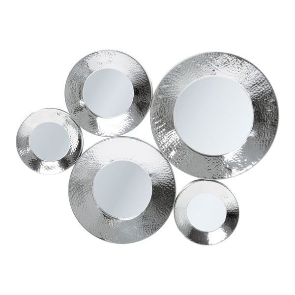Kare Design Circoli srebrno zidno ogledalo