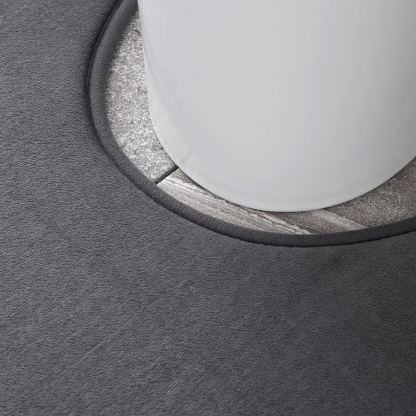 Tamno sive kupaonske prostirke u setu 2 kom za WC 50x80 cm Anti-Bacterial – Catherine Lansfield-image-3